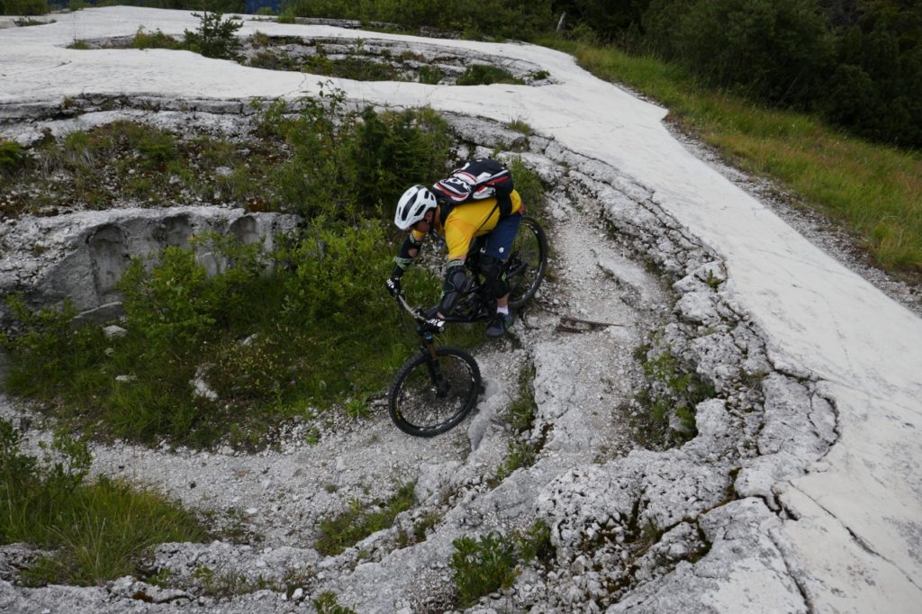 Direkt am Forte di Cima Ora...