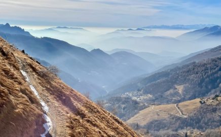 MTB-Trails, Blick Richtung Lugano, Trail, Zustand