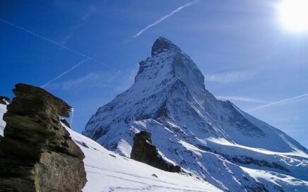 Zermatt, Wallis, Ski Freeride